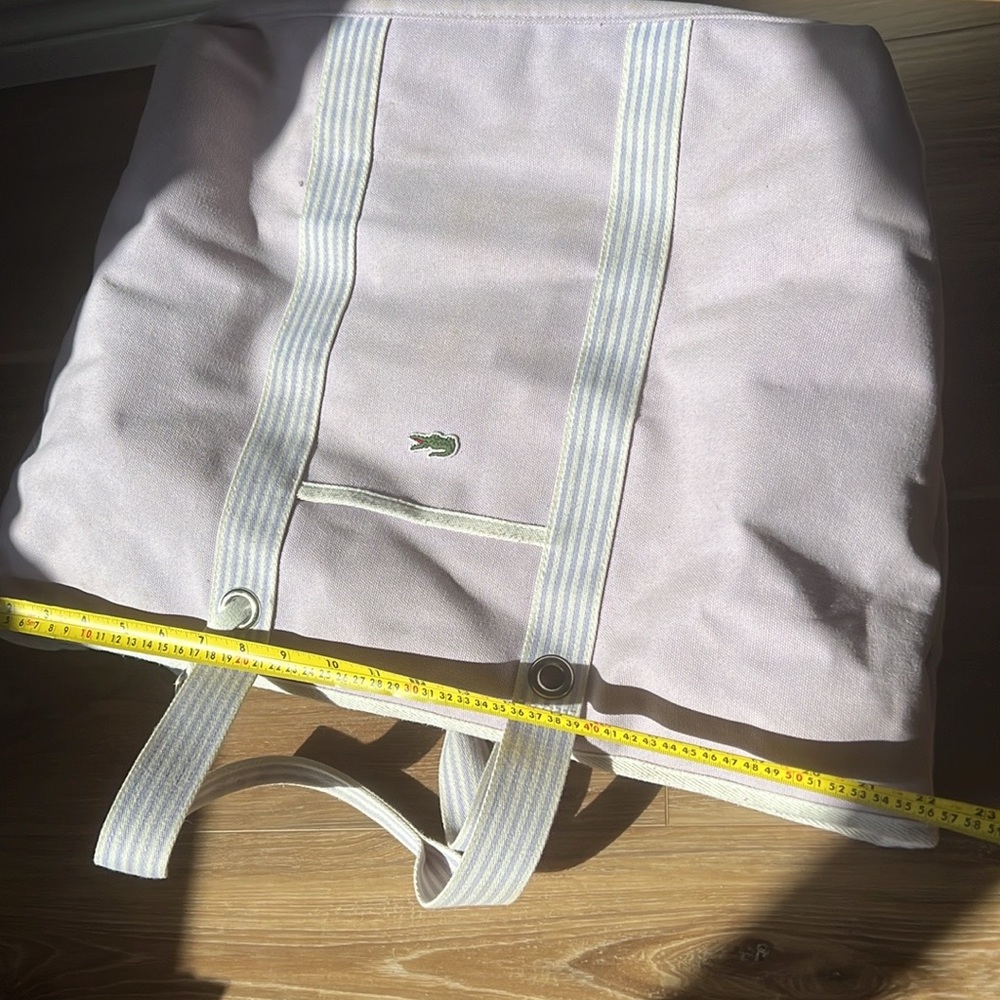 LACOSTE Canvas Large Weekend Tote Bag - Picture 10 of 15
